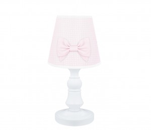 La Petit lamp - Cheverny Pink with bow