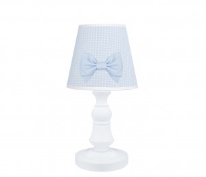 Lampka La Petit Royal Baby Blue w białe mini kwadraciki 