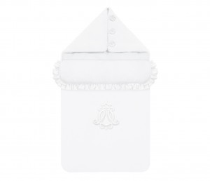 Hooded sleeping bag- Pure White