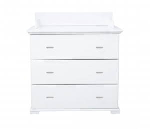 Dresser with changing station - Monte Carlo White line