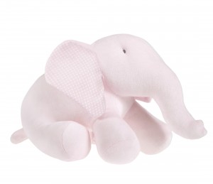 Big pink decorative elephant