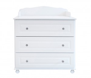 Dresser with changing station - St. Tropez White line