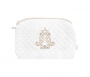 Quilted beauty case Classic Almond