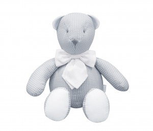 Decorative teddy bear - Cheverny Grey