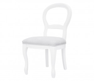 French velvet grey chair