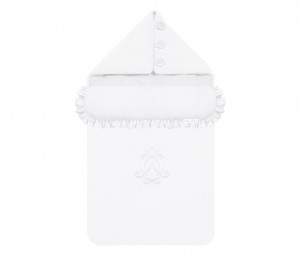Hooded sleeping bag- Pure White