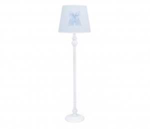 Lampa podłogowa  Royal Baby Blue w białe mini kwadraciki