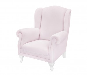Mini armchair - pink velvet