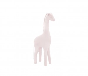 Decorative baby giraffe- pink velvet