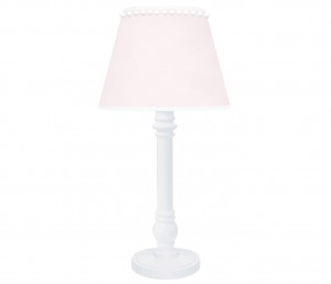L' Amour  lamp - Pink with pompoms