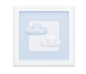  Obrazek błękitny z chmurkami 