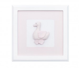 Pink picture with duck