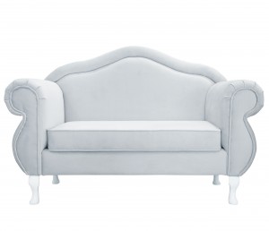 Mini sofa St.Tropez - grey velvet