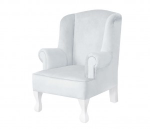Charly mini armchair- grey velvet