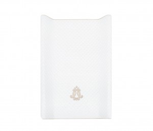 Quilted baby changing station - Classic Almond