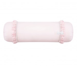 Baby bolster - Royal Baby Poudre with bow