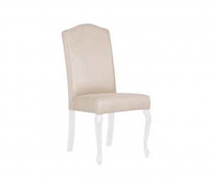 Krzesło Louis aksamitne beżowe