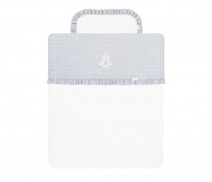 Newborn bedding with filling- Cheverny Grey
