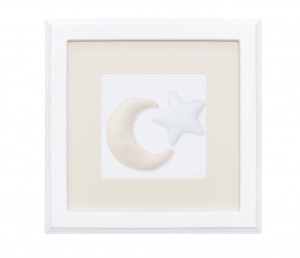 Classic Almond picture with moon and star 