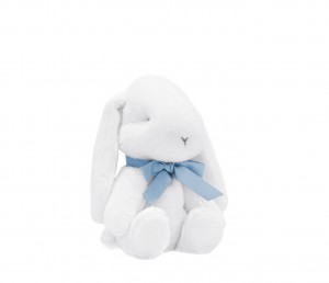 Small Boo bunny with blue bow