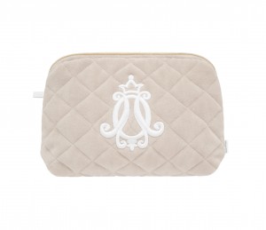 Quilted beauty case Caramel Chic