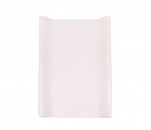 Quilted baby changing station - pink