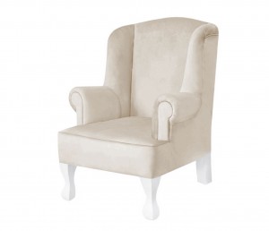 Charly mini armchair- beige velvet