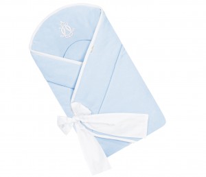 Sleeping bag with bow- Royal Baby Blue