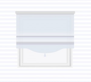 Roman blind with tassel - for individual order