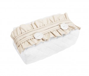 Quilted  wipes cover Classic Almond