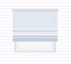 Roman blind with cuff - for individual order
