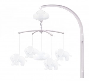 Karuzela z pozytywką Pure White