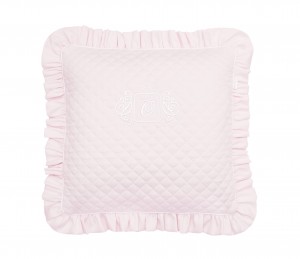 Quilted Royal Baby Poudre pillow