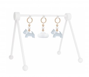 Stojak edukacyjny Baby Gym - szary 