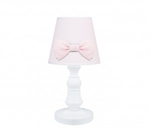 La Petit lamp - Cheverny Pink with bow