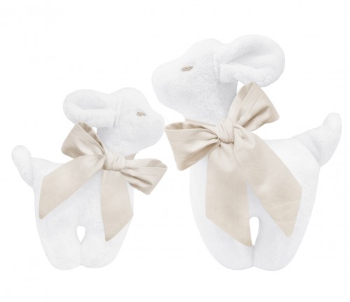 Deer and Mommy Rattle Set - Beige 