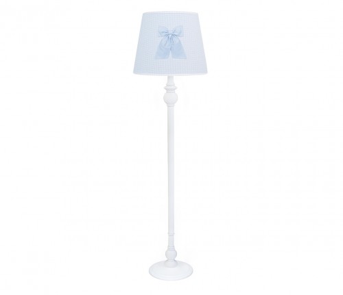 Lampa podłogowa  Royal Baby Blue w białe mini kwadraciki