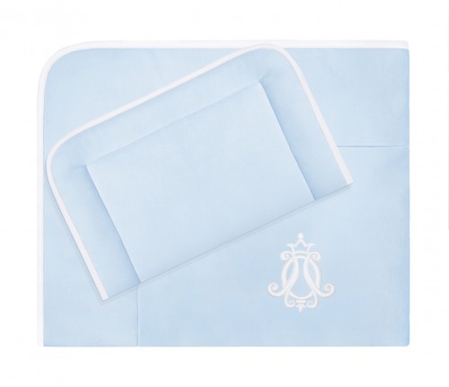 Newborn bedding with filling Royal Baby Blue