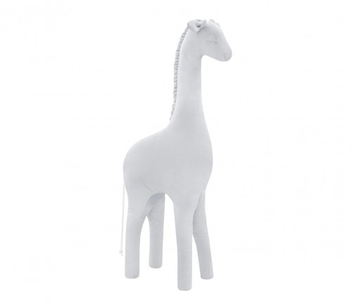Decorative giraffe- grey velvet