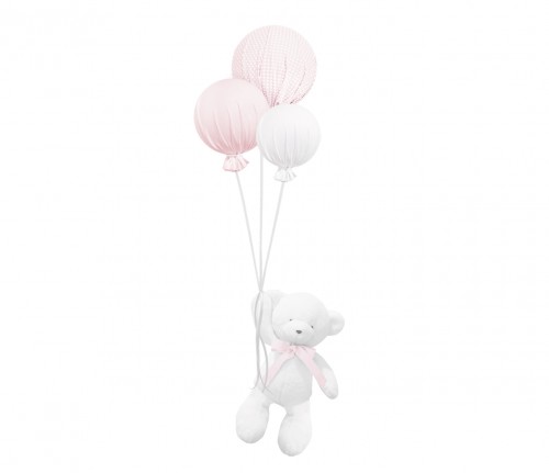 Miś Boo z pudrowymi balonikami