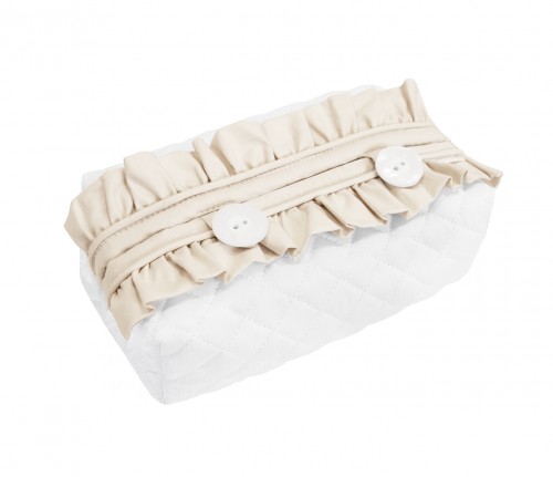 Quilted  wipes cover Classic Almond